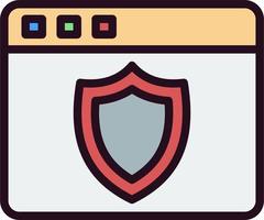 Web Security Vector Icon