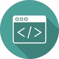 icono de vector de codificación web