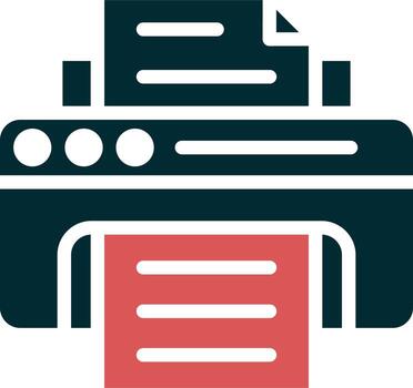 icono de vector de impresora