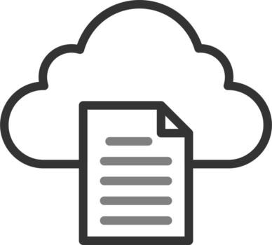 icono de vector de documento