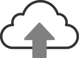 Cloud  Upload Vector Icon