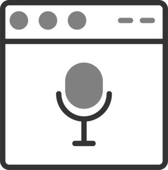 icono de vector de navegador web