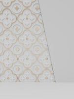 3D Rendering Seasonal or Christmas Studio Shot Product Display Background with Props in Snows for Luxury or Festive Products. photo