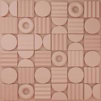 3D Rendering Minimal Abstract Jigsaw or Puzzle Blocks Product Display Background or Pattern for Beauty, Health Care or Trendy Products. photo