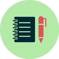 Notebook Vector Icon