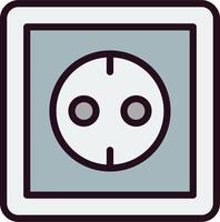 icono de vector de enchufe