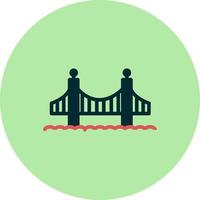 Golden Gate Vector Icon