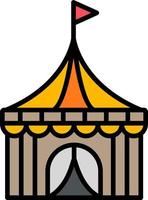 Circus Tent Vector Icon