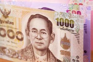 Thai money - baht a background photo