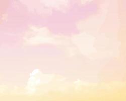 Clouds sky blue pink background art colorful, vector illustrator photo
