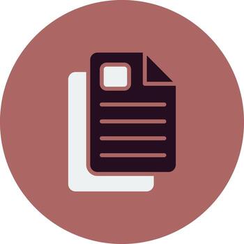 icono de vector de documento