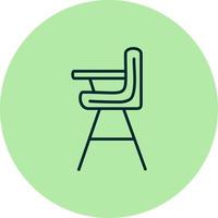 Baby chair Vector Icon