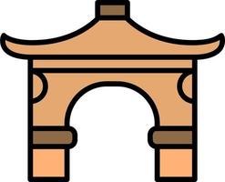 icono de vector de arco