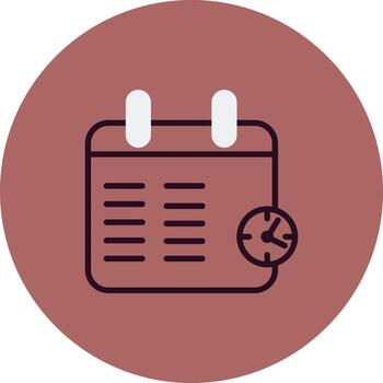 icono de vector de calendario