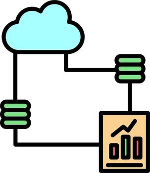 icono de vector de base de datos
