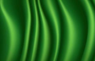 Abstract Green With Textured Satin Fabric Background vector
