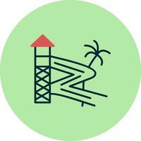 Water slide Vector Icon