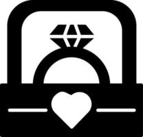 Wedding ring Vector Icon