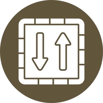 dos formas vector icono