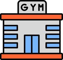 icono de vector de gimnasio