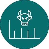 Bull Market Vector Icon