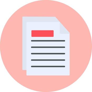 icono de vector de documento