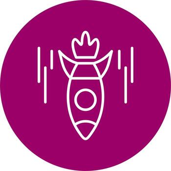 icono de vector de cohete