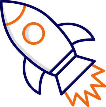 icono de vector de cohete