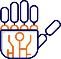 Robotic Hand Vector Icon