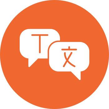 icono de vector de idioma