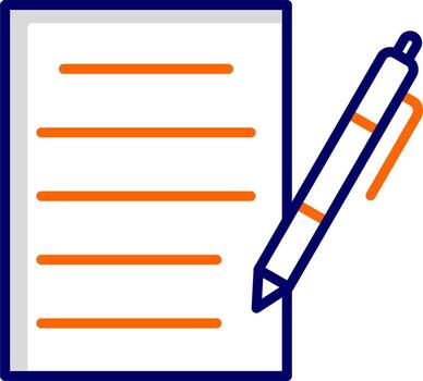 escribir icono vectorial vector