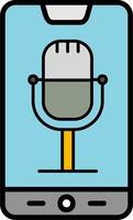 Phone Recording Vector Icon