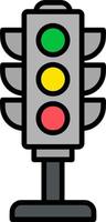 Traffic Lights Vector Icon