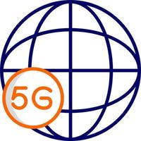 Global 5g Internet Vector Icon