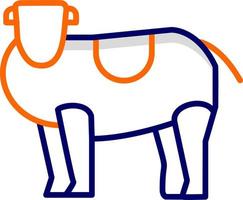 qurbani vector icono