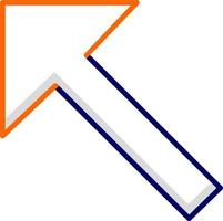 Upper Left Arrow Vector Icon