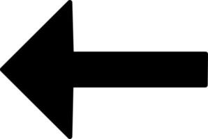 Left Arrow Vector Icon