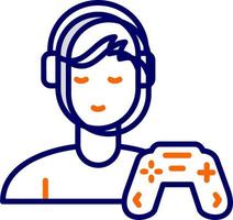 Gamer Vector Icon