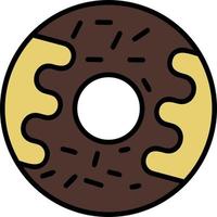 icono de vector de donut