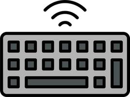 icono de vector de teclado