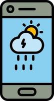 Weather App Vector Icon