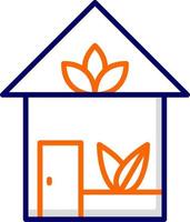 Eco House Vector Icon