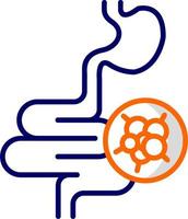 Intestines Cancer Vector Icon