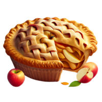 Pomme tarte transparent png