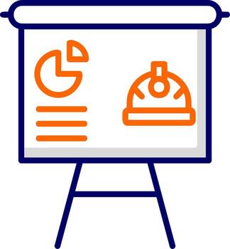 icono de vector de presentación