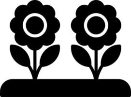 icono de vector de flores