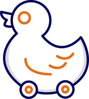 Duck toy Vector Icon