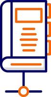 Database Book Vector Icon