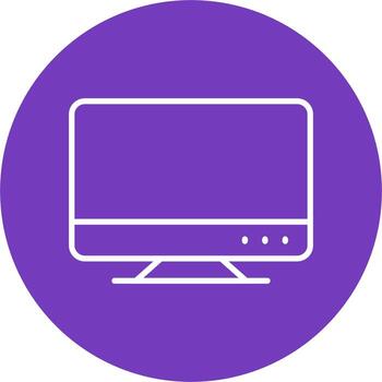 monitor de icono de vector