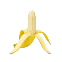 Hälfte geschält Banane, öffnen Banane. Datei png. png